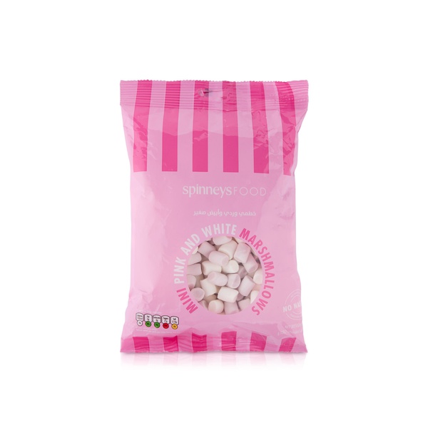 Spinneysfood Mini Pink and White Marshmallows 150g