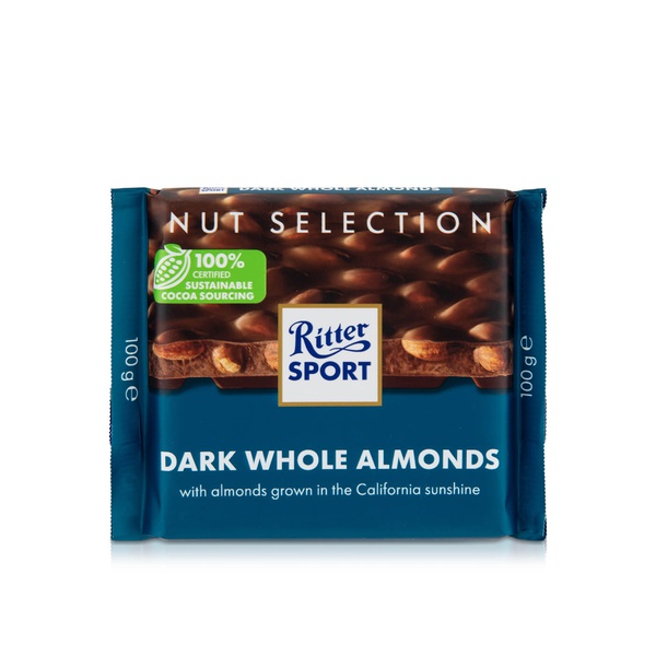 Ritter Sport Dark Whole Almond Chocolate 100g