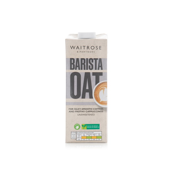 Waitrose Barista Oat Long Life Drink 1 litre