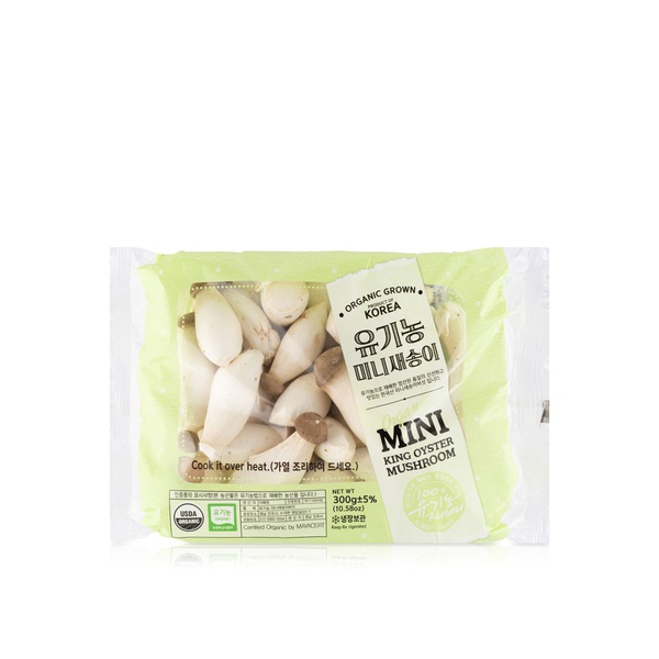 Organic Mini King Oyster Mushrooms Korea 300g