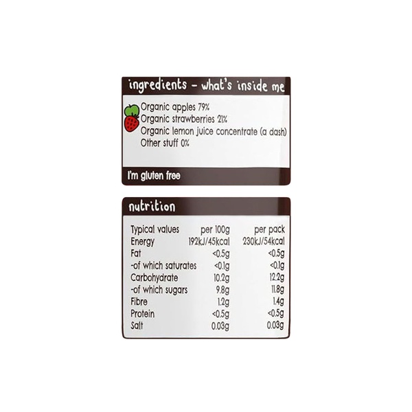 Ella's Kitchen Strawberries & Apples 4+ Months 120g