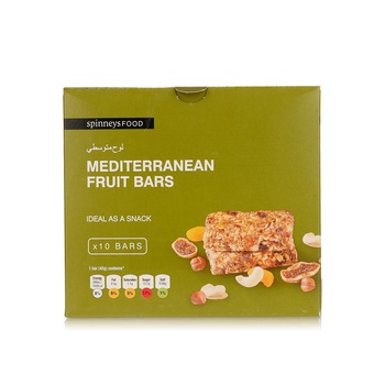 Spinneysfood Mediterranean fruit bars 10 x 42g
