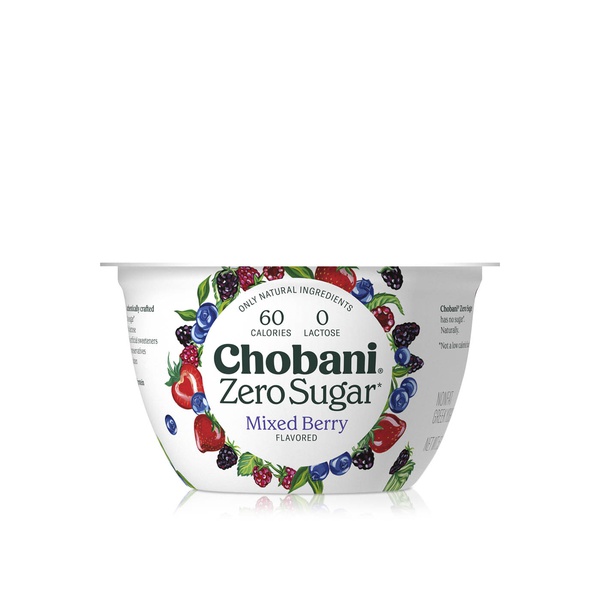 Chobani Zero Sugar Non-Fat Mixed Berry Greek Yoghurt 150g