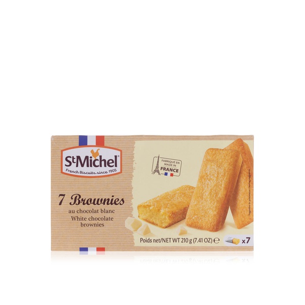 St Michel 7 White Chocolate Brownies Individually Wrapped 210g