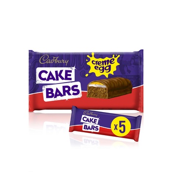 Cadbury Creme Egg Cake Bars x 5