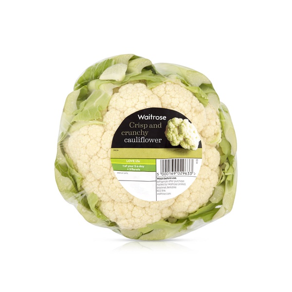 Waitrose Cauliflower Head 700g