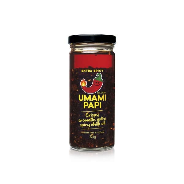 Umami Papi Extra Spicy Crispy Aromatic Spicy Chilli Oil 225g