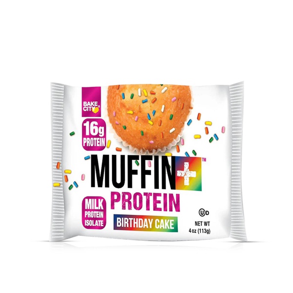 Bake City Birthday Cake Protein Muffin 113g