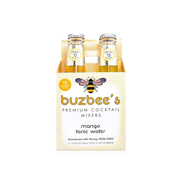 Buzzbees Mango Tonic Water Premium Cocktail Mixers 200ml
