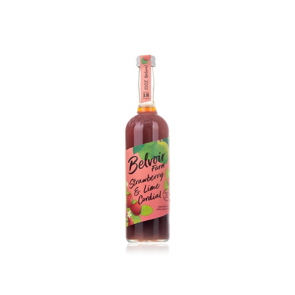 Belvoir strawberry lime mint cordial 500ml Spinneys UAE