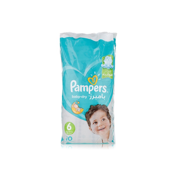 اشتري Pampers active baby-dry nappies size 6 XL x10 في الامارات