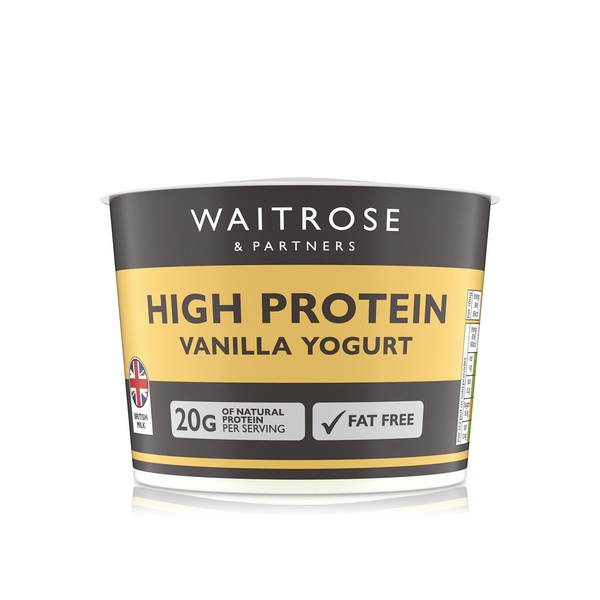 Waitrose High Protein Vanilla Yogurt 450g