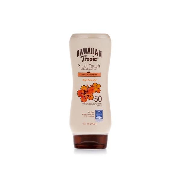 Buy Hawaiian Tropic sheer touch lotion SPF50 23ml in UAE