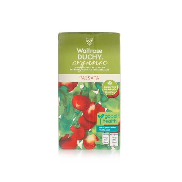 Buy Waitrose Duchy organic passata 500g in UAE