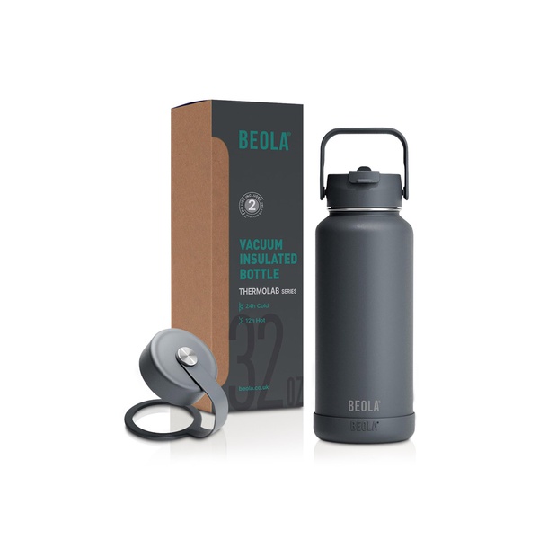 Beola Vacuum Insulated Bottle Grey 950ml