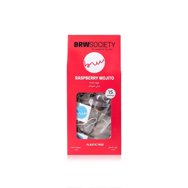 اشتري BRW Society raspberry mojito fruit tea bags 45g في الامارات