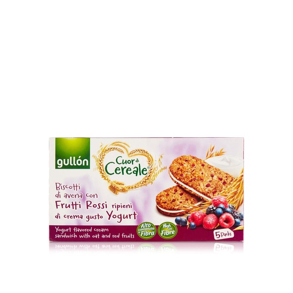 Gullon Oat and Red Fruit Yoghurt Sandwich Biscuits 220g