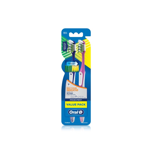 Oral-B Pro-Expert Max Clean Indicator Toothbrush x 2