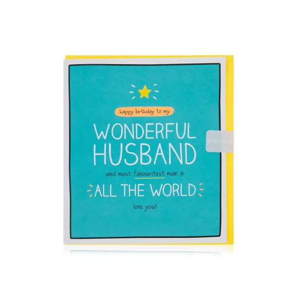Uk Greetings Happy Birthday Wonderful HUSBand Card