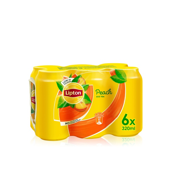 Buy Lipton peach ice tea 6x 320ml in UAE