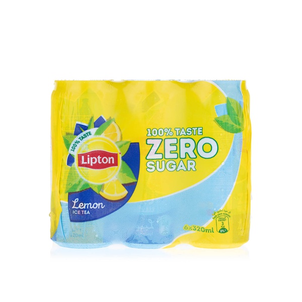 Buy Lipton ice tea lemon zero sugar 320ml in UAE