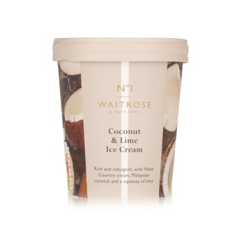 Waitrose No.1 Coconut & Lime Ice Cream 500Ml