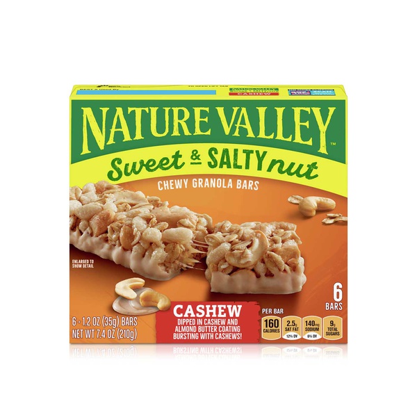 Nature Valley Cashew Sweet & Salty Granola Bars 6s 204g