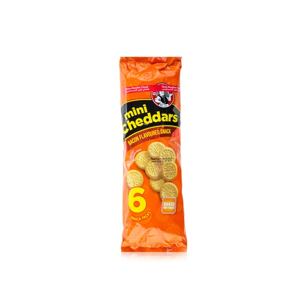 Bakers Bacon Mini Cheddars 33g x 6