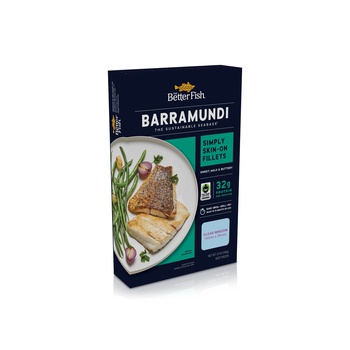 Barramundi Simply Skin-on Fillets 340g