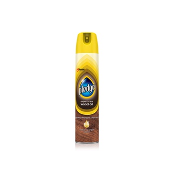 Pledge Wood Oil Amber and Argan Scent 250ml
