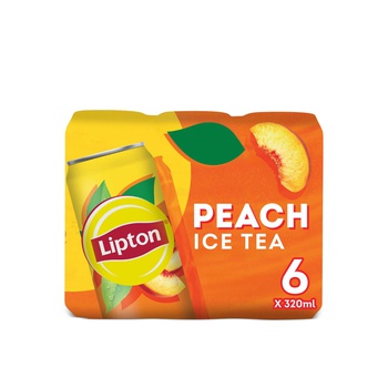 Lipton Ice Tea Peach Can 320ml x 6