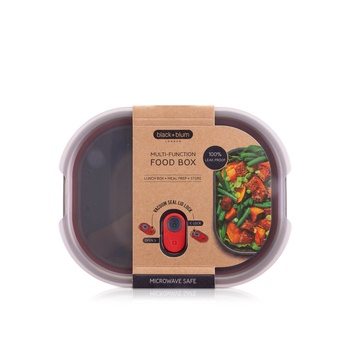 Black + Blum Rectangular Microwaveable Multifunction Food Box Stainless Steel Large