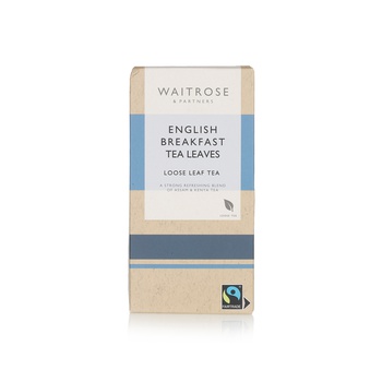 Waitrose English Breakfast Tea Leaves 125g