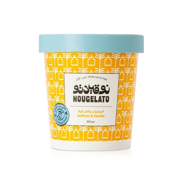Nougelato Saffron and Vanila Gelato 300g