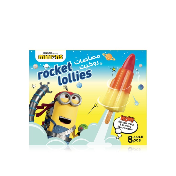 Minions Frozen Rocket Lollies 8S 480G