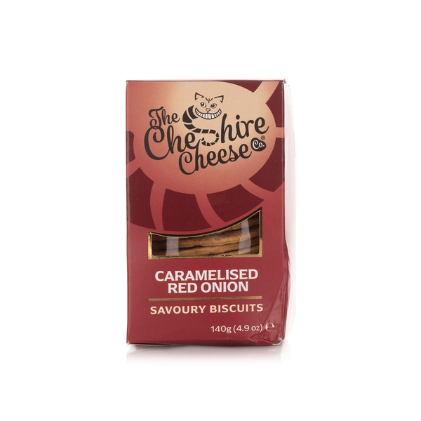 The Cheshire Cheese Co. Caramelised Red Onion Savoury Biscuits 140g