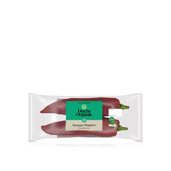 Waitrose Duchy Organic Red Romano Peppers 180g