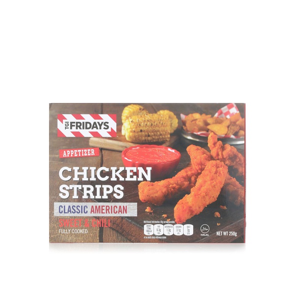 TGI Friday's Frozen Sweet Chilli Chicken Strips 250G