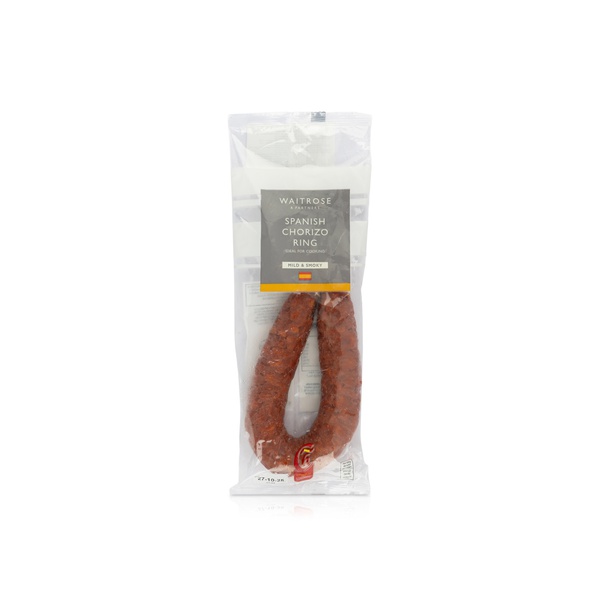 Waitrose Mild & Smoky Pork Chorizo Ring 225g