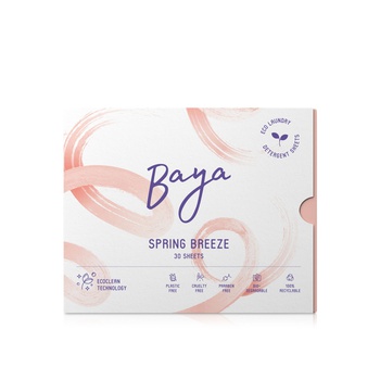 Baya laundry detergent sheets spring breeze 30 pack