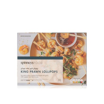 Spinneysfood Frozen King Prawn Lollipops 230G