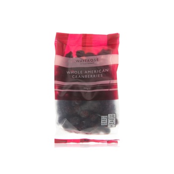 Waitrose Whole American Cranberries 200g