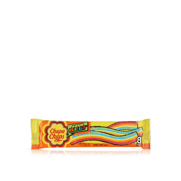 Chupa Chups Sour Belt Mixed Fruit Jellies 57g