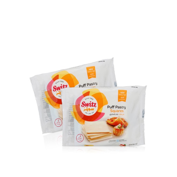 Switz Puff Pastry Dough Squares 400g x 2