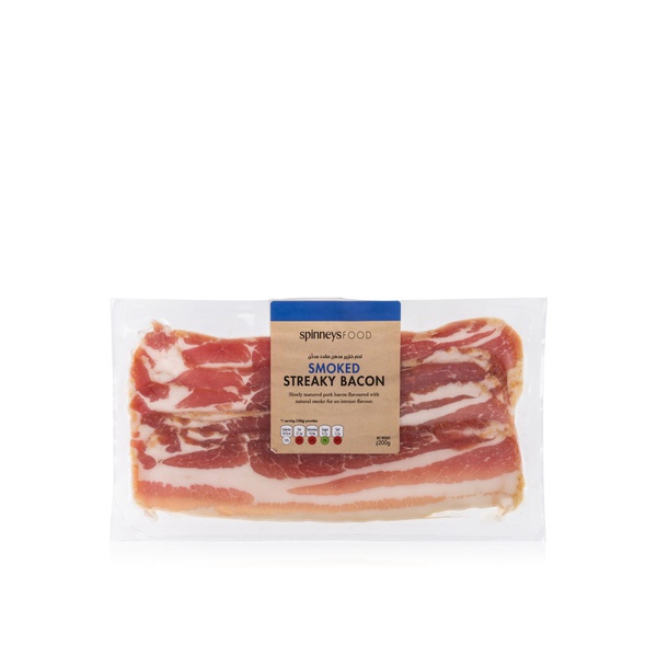 Spinneysfood Smoked Streaky Bacon 200g