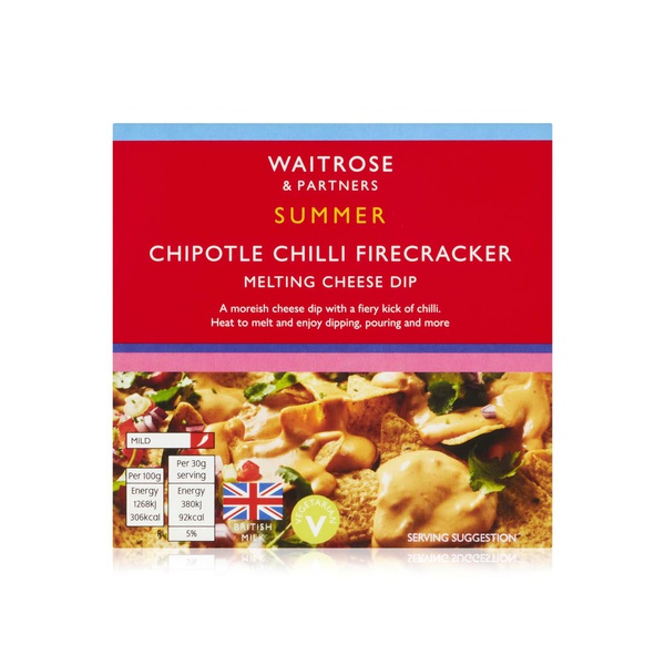 Buy Waitrose Summer chilli firecracker melting cheese dip 200g in UAE