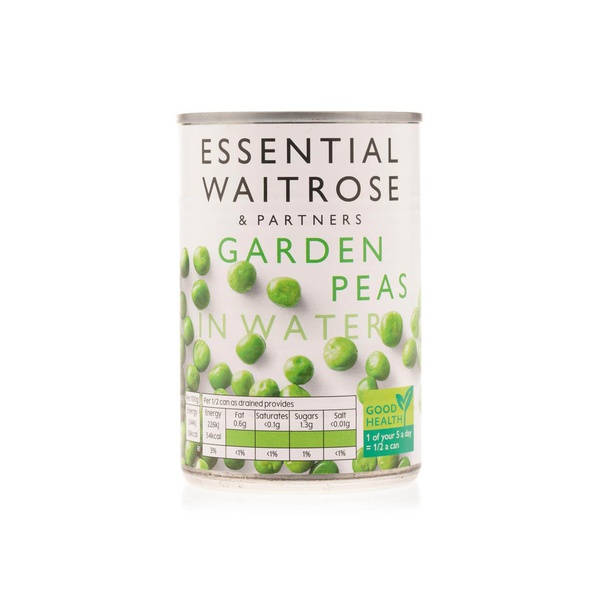 Waitrose Essential Garden Peas in Water 300g