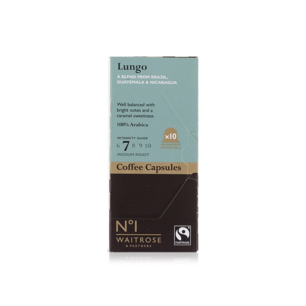 Waitrose Lungo Coffee Capsules 54g