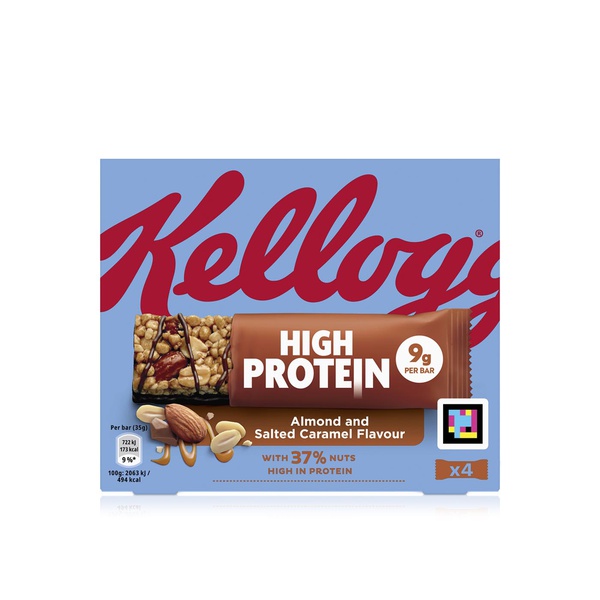 Kellogg's Almond and Salted Caramel Flavour Protein Bar 35g x4