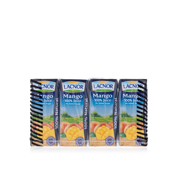 اشتري Lacnor 100% mango juice 180ml في الامارات